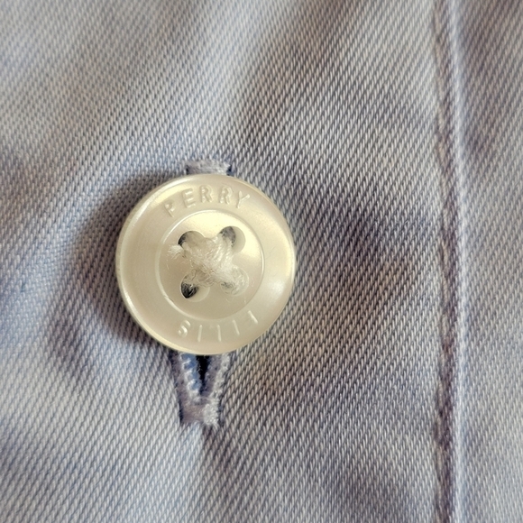 Perry Ellis Men's Slimfit Dress Shirt Blue Size Extra Large - Picture 5 of 5